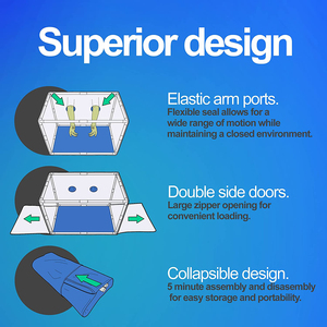Équipement de mycologie Alternative à l'écoulement laminaire Hood a Companion Your Mushroom Growing Kit Portable <span class=keywords><strong>Still</strong></span> Air Box - Product Image 3