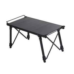 Équipement de plein air, table IGT multifonctionnelle réglable en hauteur, en aluminium, légère, portable, pliable, pour le camping - Product Image 6