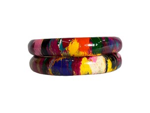 Danta Gems – Ensemble de bijoux hindous traditionnels et ethniques faits à la main, multicolores, comprenant des bracelets Badal Kada et des bracelets en laque unie, idéal pour mariages et festivals - Product Image 5