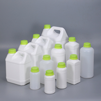 Vente chaude d'emballages de bouteilles d'engrais liquides agrochimiques, bouteille carrée en plastique personnalisée en HDPE avec bouchon à vis TE d'étanchéité
