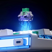 Clavier MCHOSE ACE 68 Air Mechanical Air avec interrupteurs magnétiques Kailh à effet Hall, déclenchement rapide, programmable, RGB, 8K Hz, monté sur Tai GT