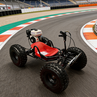 Kart à pédales à essence pour enfants, vente directe d'usine, facile à conduire, démarrage manuel, 4 temps, tout-terrain, pour profiter des prairies