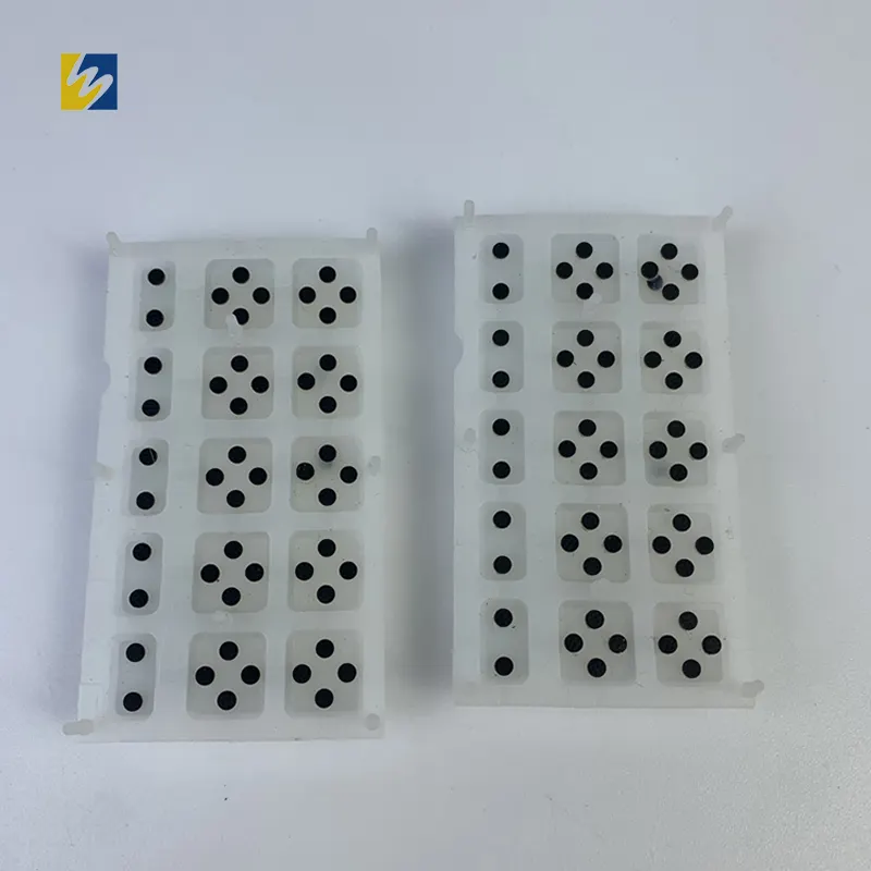 Productos de goma de silicona personalizados Teclado Cubierta de llave de silicona Teclado de control remoto para electrodomésticos