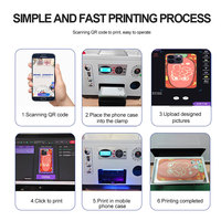Imprimante UV Sunika A3 en Chine imprimante à plat UV directe sur substrat pour cartes de téléphone en bois acrylique