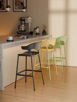 Chaise de bar de luxe légère, tabouret de bar commercial robuste pour la maison, la cuisine, le pub, le café, le restaurant, meubles d'intérieur