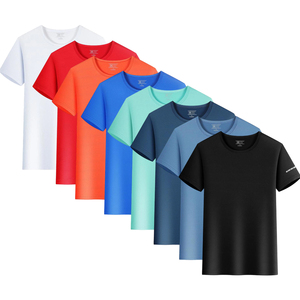 Camiseta Deportiva Ligera para Hombre, de Secado Rápido, con Diseño Reflectante, de Nailon, Manga Corta, para Correr - Product Image 1