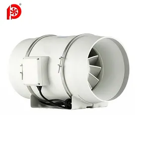 4 "/5"/6 "/8"/10 "/12" 110V 220V im lặng nhà kính thông gió không khí Duct Fan extractor trục lưu lượng người hâm mộ