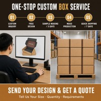 Boîtes rigides en carton ondulé brun de luxe personnalisées avec dorure à chaud, recyclables, pour emballage cadeau et expédition