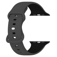 Bracelet de montre en silicone bicolore Upro Wholesale pour Apple Watch, impression personnalisée, étanche, durable, pour une utilisation sportive quotidienne