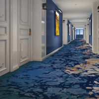 Moquette commerciale sur mesure, fabriquée à la machine, jacquard, tuftée, lavable, pour cinéma maison, casino, hôtel, mur à mur