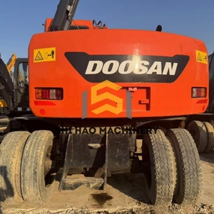 High Quality Imported 15 Ton Korean Doosan DX150W-9C <b>Small</b> Construction Used <b>Wheel</b> Excavator - Product Image 2