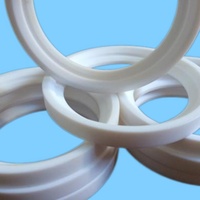 Siège de valve en PTFE haute température, résistant aux produits chimiques et à l'usure, pour applications industrielles lourdes, avec bague de manchon en PTFE pour valve à tournant