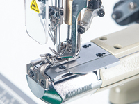 Machine à coudre industrielle automatique à coupe-fil JUITA JT1500-01UT, type cylindre vertical, machine à coudre interlock