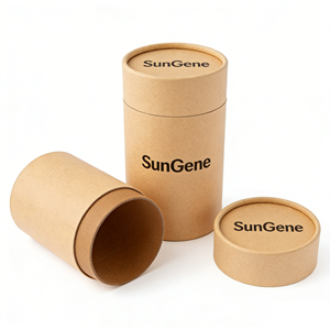 Caja Cilíndrica de Papel Reciclable de Lujo para Copas de Vino Tinto, Tubo Redondo para Regalo de Boda, Envío de Cristalería, Impresión Personalizada - Product Image 5