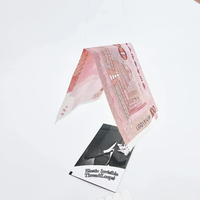 ITR Reel Magic Trick : Roue à ligne cachée, petite mini carte volante, carte de détection d'ombre, suspension flottante, tour de magie de close-up