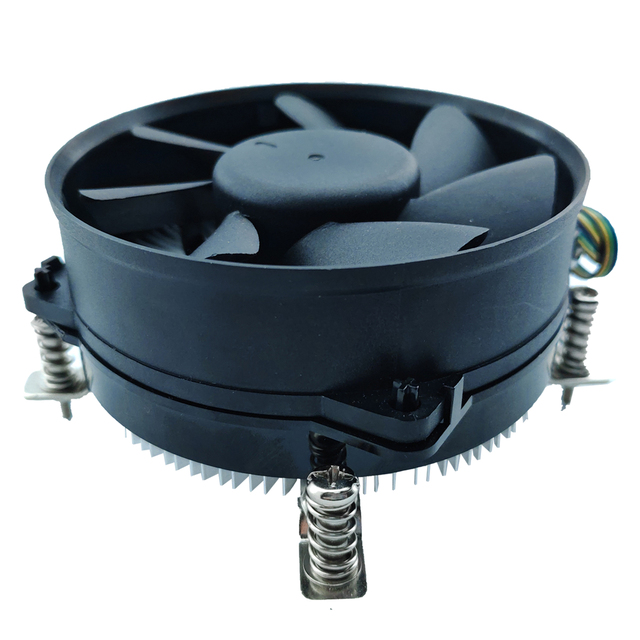 12V PWM Aluminum CPU Cooler with 92x25mm Cooling Fan and Heatsink for LGA 1150 1155 1156 1700 1851 Processors