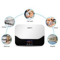 Écran tactile refroidissement à chaud Mini instantané 3.5KW 230V cuisine geyser électrique ABS douche électrique instantanée sans réservoir