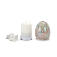 Diffuseur d'huiles essentielles électrique en verre mosaïque personnalisé avec 7 LED interchangeables et fonction minuterie