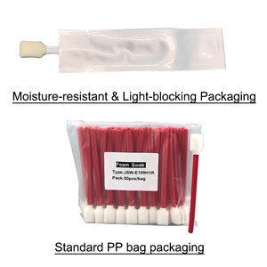 Campione gratuito senza pelucchi per pulire lunghi PP Stick manico in microfibra tamponi per camera bianca industriale - Product Image 5