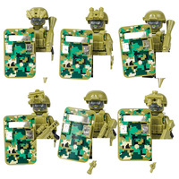 Bloques de Construcción Moc, Mini Figuras de Acción, Regalos para Fiestas Infantiles, Juego de Juguetes de Ladrillos