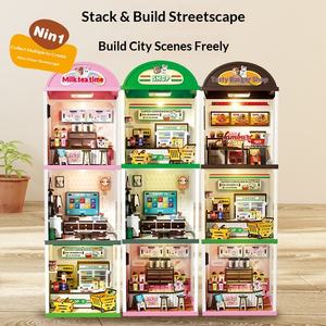 YD TOYS Juguete de Plástico para Niños, Mini Escenario de Rompecabezas, Educativo, Hecho <span class=keywords><strong>a</strong></span> Mano, DIY, Microscópico, para Bebés de 0-3 Meses, Casa de Juegos, Tienda, Regalo - Product Image 3