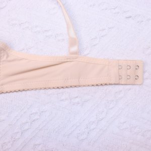 Petto <span class=keywords><strong>piccolo</strong></span> 34-40 sottile tazza B con trapani regolati in pizzo alla moda con stampa reggiseno senza fili per donna - Product Image 5