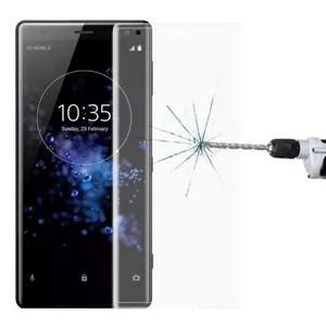 סרט מסך טלפון עבור Sony xperia 1/xz2/xzs/פרמיה/טלפון חכם קומפקטי 0.3 מ "מ 9h 3d מזג זכוכית סרט מגינים