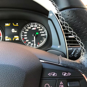 Paletas de Cambio para Seat <span class=keywords><strong>Leon</strong></span> SC ST 5F FR <span class=keywords><strong>Cupra</strong></span> Ateca Ibiza 6P Tarraco Alhambra, Extensión de Volante, Palanca de Cambios DSG, Pegatinas - Product Image 6