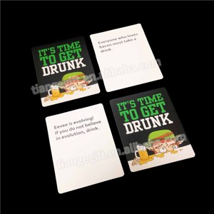 Bebida personalizada Gaming Card Trivia Juegos <span class=keywords><strong>de</strong></span> cartas con caja <span class=keywords><strong>para</strong></span> adultos - Product Image 5
