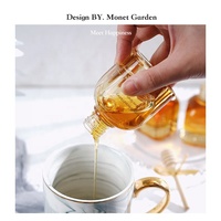Joli Petit Bocal Vide en Verre Personnalisable, Cadeau de Mariage Économique pour Invités, Pot à Miel ou Nourriture en Cristal
