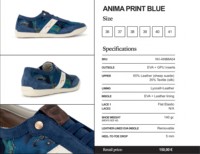 Baskets décontractées bleues à bout rond et lacets, style streetwear