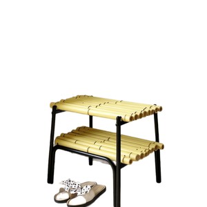 Deep Mountain Bamboo <b>Shoe</b> <b>Rack</b> Bench Light Yellow <b>Storage</b> Entryway Furniture Adult Use - Product Image 5