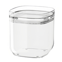 Bocal de stockage empilable en plastique PET transparent scellé en silicone Boîte de rangement pour réfrigérateur avec couvercles Récipients de stockage d'aliments visibles