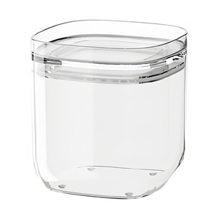 Stackable silicone-kín nhựa trong suốt Pet lưu trữ Jar tủ lạnh lưu trữ box với nắp có thể nhìn thấy thực phẩm lưu trữ container - Product Image 6