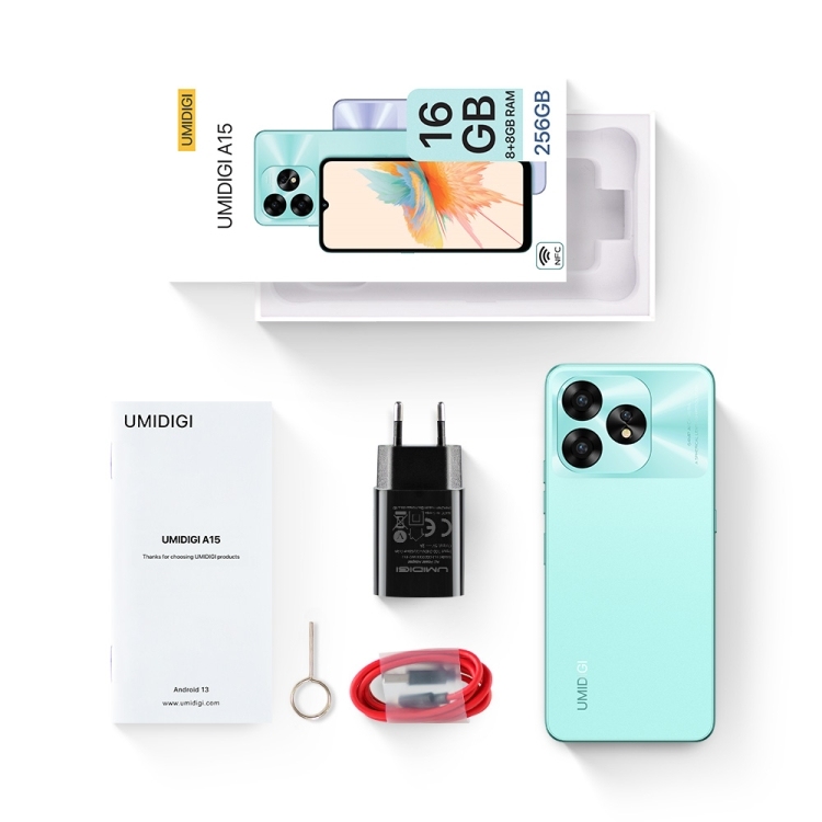 Wholesale UMIDIGI A15 Smartphone - 8GB RAM, 256GB Storage, 6.7