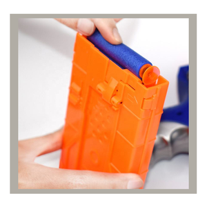 Vente transfrontalière chaude <span class=keywords><strong>pistolet</strong></span> à balles souples électrique jouet <span class=keywords><strong>pistolet</strong></span> automatique ventouse mousse EVA éponge balle bloquant l'espace plastique - Product Image 2