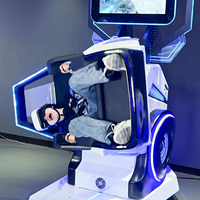 Simulateur de vol VART, Machine à pièces d'arcade, 9D Vr 360 Vision 9Dvr 360