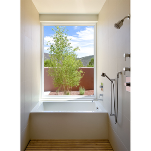 Prix bon marché des fenêtres en vinyle avec double vitrage pour les maisons Design moderne fenêtre panoramique fixe à cadre Upvc blanc - Product Image 4