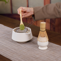 BespritGift Best Seller Coffret cadeau Matcha japonais premium 8 pièces Ensemble de thé Matcha en céramique pour offrir en cadeau aux amateurs de Matcha et pour un usage personnel