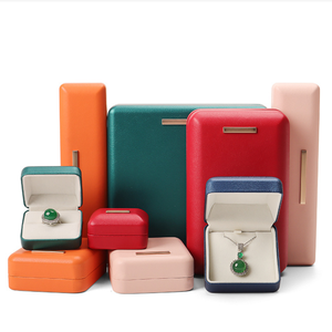 Factory Direct Sale Jewelry Packing <strong>Box</strong> with Pu Leather Customize logo <strong>Display</strong> <strong>Luxury</strong> Dark Green Metal Jewelry <strong>Box</strong> - Product Image 4