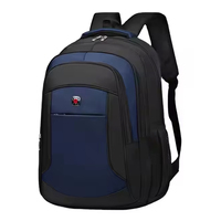 Sac à dos pour ordinateur portable en gros, 15,6 pouces, unisexe, style sport, grand, imperméable, en Oxford, avec port USB, fermeture éclair, en polyester, pour étudiant
