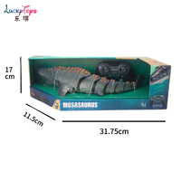 Mosasaurus a Control Remoto, Juguete Acuático Eléctrico Recargable de 2.4GHZ, Modelo Animal RC con Diseño Simulado, el Mejor Regalo para Niños