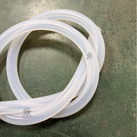 Tuyau en silicone de qualité alimentaire FDA, tube en caoutchouc transparent haute viscosité pour machine de remplissage semi-automatique de gel brillant à lèvres