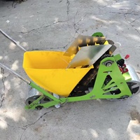 Prix EXW - Nouvelle Semoir à ail manuel à pousser, 2 rangs, machine à planter l'ail