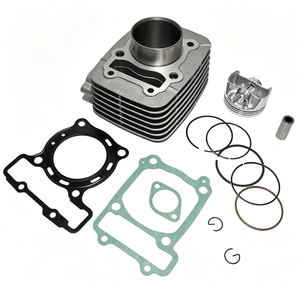 Bloc-cylindre en alliage de 170 cm3, alésage de 58 mm, pour Kawasaki <span class=keywords><strong>KLX</strong></span> 150 <span class=keywords><strong>KLX</strong></span> <span class=keywords><strong>140</strong></span>, moto tout-terrain, segments de piston, kit complet, pièces de moteur de moto - Product Image 1