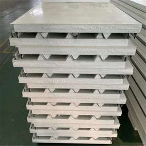 Panel Sándwich EPS para Paredes, Materiales de Aislamiento <span class=keywords><strong>Térmico</strong></span>, Panel Sándwich para Techo y Pared Exterior de EPS, PU, Lana de Roca, PIR - Product Image 1