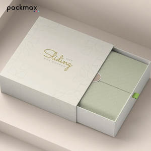 Empaque de Regalo de Cartón con Forma de Cajón Deslizante Pequeño, Personalizado con Logotipo, Ecológico, Biodegradable, Reciclable y Reutilizable para Velas - Product Image 1