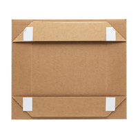 Coffret cadeau pliable en papier kraft rigide, avec couvercle magnétique, personnalisé et design de ruban, 50mm