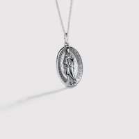 Autel — médaille religieuse, bouddhiste et vierge, en métal or, personnalisé, église, catholique