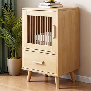 Aparador de madera de diseño nuevo para sala de estar, fabricado en fábrica, a buen precio, personalizado, gran stock listo para enviar, mueble de exhibición. - Product Image 2